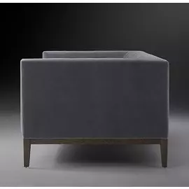 Диван Italia Tufted темно-серого цвета