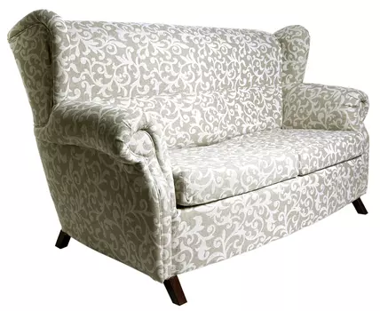 Диван кантри с льняной обивкой