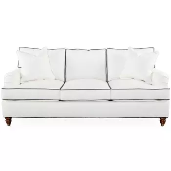 Диван Kate Sleeper Sofa White Crypton белого цвета