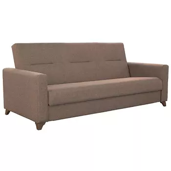 Диван-книжка нортон в обивке коричневого цвета