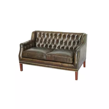 Диван коричневого цвета