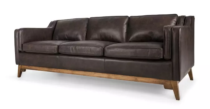 Диван кожаный принстон l