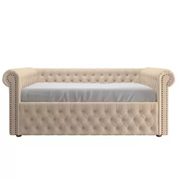 Диван-кровать Chelsy бежевого цвета 140х200