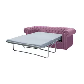 Диван-кровать Chesterfield лилового цвета