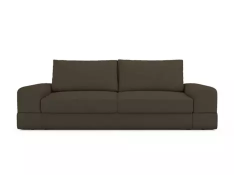 Диван-кровать Elke темно-коричневого цвета