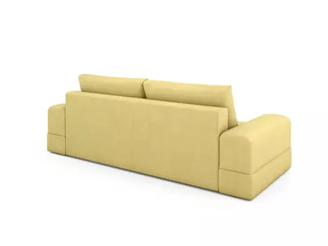 Диван-кровать Elke желтого цвета