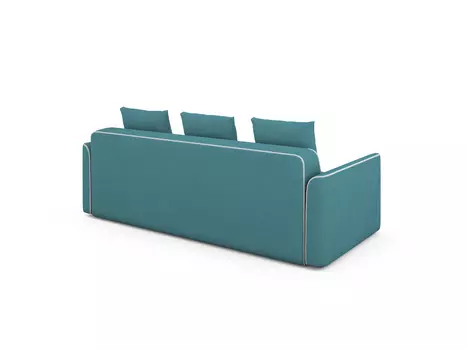 Диван-кровать Erding бирюзового цвета