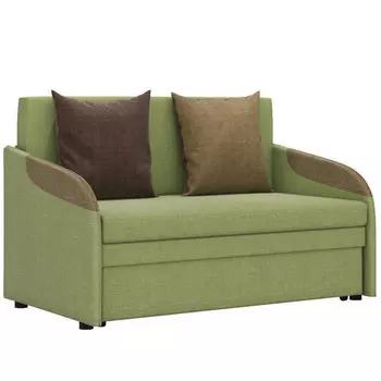 Диван-кровать громит м в обивке из велюра зеленого цвета