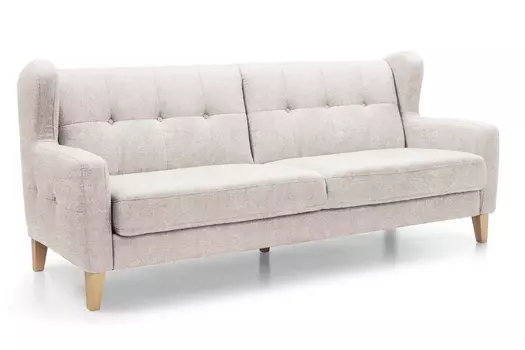 Диван-кровать ингритт серо-бежевого цвета