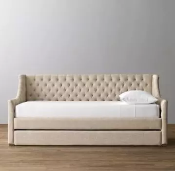 Диван-кровать Klick бежевого цвета 90х200