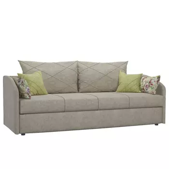 Диван-кровать лавли в обивке бежевого цвета