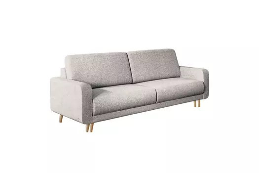 Диван-кровать микаэле светло-серого цвета