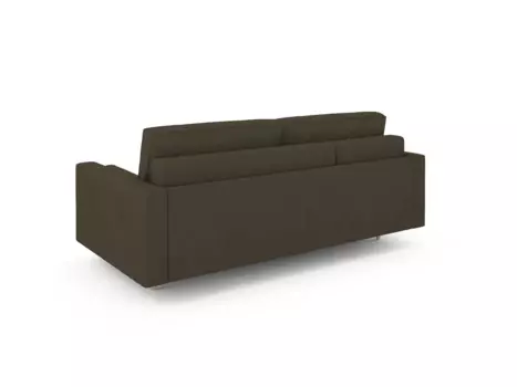 Диван-кровать отто левый темно-коричневого цвета