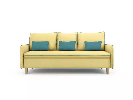 Диван-кровать Ron желтого цвета
