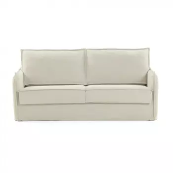 Диван-кровать Samsa с матрасом Visco белого цвета