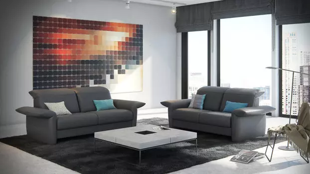 Диван-кровать Zelos черного цвета