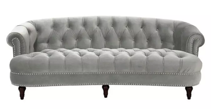 Диван la Rosa светло-серого цвета