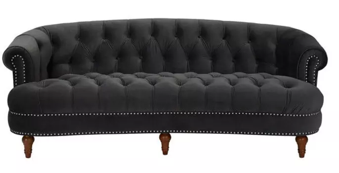 Диван la Rosa темно-серого цвета