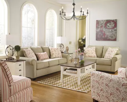 Диван Lucia двухместный в обивке из велюра светло-серого цвета