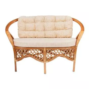 Диван Melang из ротанга с ажурным плетением