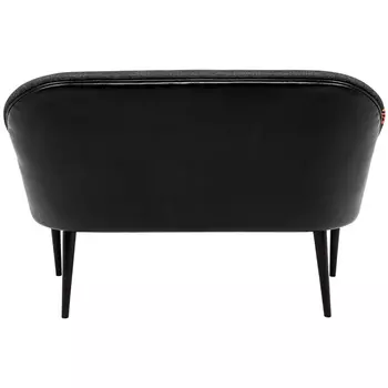 Диван ночной сад / нуар с цветочным принтом