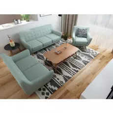 Диван Picasso двухместный бирюзового цвета