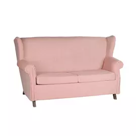 Диван "Полоски" розовый