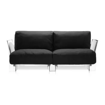 Диван Pop двухместный черного цвета