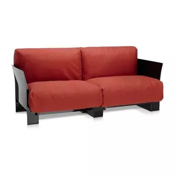 Диван Pop двухместный красного цвета