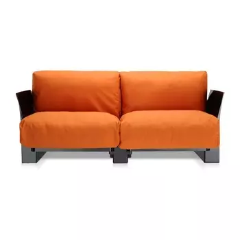 Диван Pop двухместный оранжевого цвета