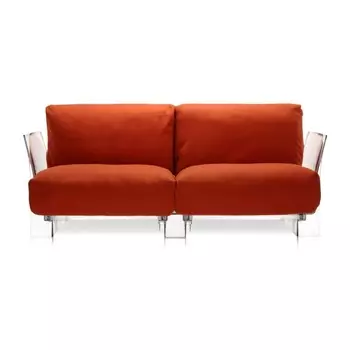 Диван Pop двухместный оранжевого цвета