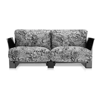 Диван Pop двухместный серого цвета