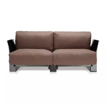 Диван Pop двухместный серого цвета