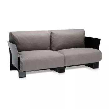 Диван Pop двухместный серого цвета