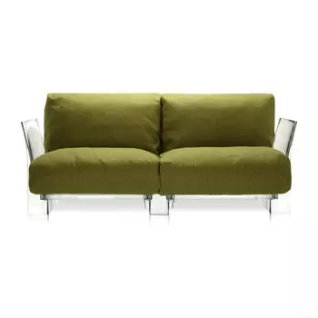Диван Pop двухместный зеленого цвета
