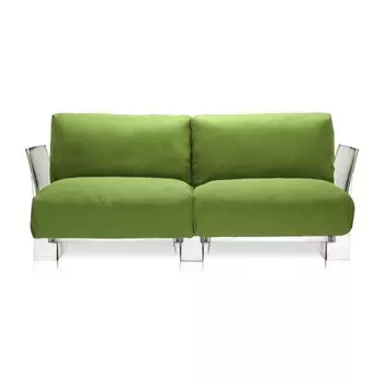 Диван Pop двухместный зеленого цвета