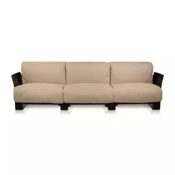 Диван Pop трехместный бежевого цвета