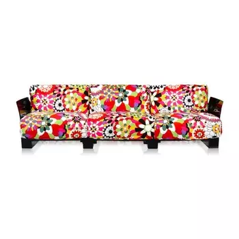 Диван Pop трехместный разноцветный