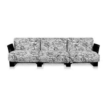 Диван Pop трехместный серого цвета