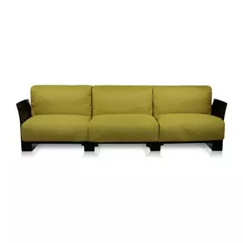 Диван Pop трехместный зеленого цвета