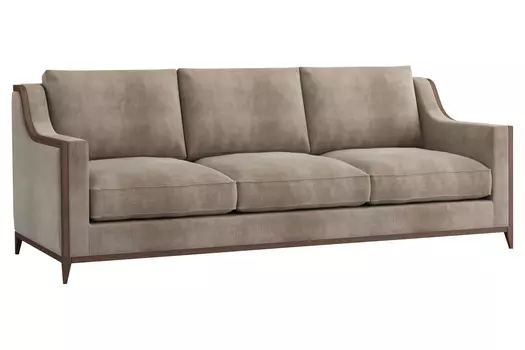 Диван раскладной модерн серебряный дождь бежевого цвета