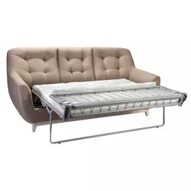 Диван раскладной сканди браун бежевого цвета