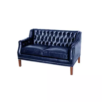 Диван с обивкой из натуральной кожи