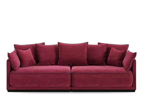 Диван Soho красного цвета