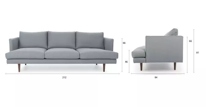 Диван стюарт l Silver