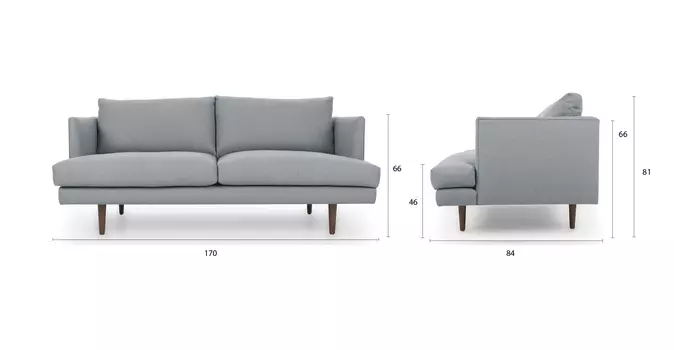 Диван стюарт m Silver