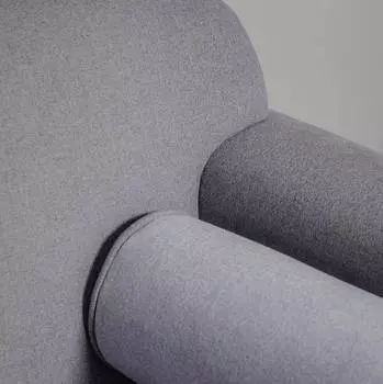 Диван трехместный Baby Doll серого цвета