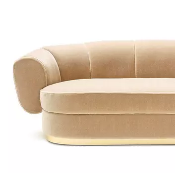 Диван трехместный Flexi бежевого цвета