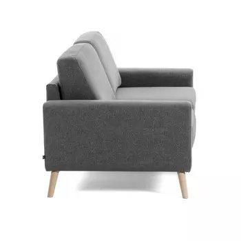 Диван трехместный Guy темно-серого цвета