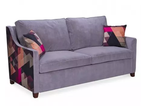 Диван Triangle Silver by James Soares серого цвета